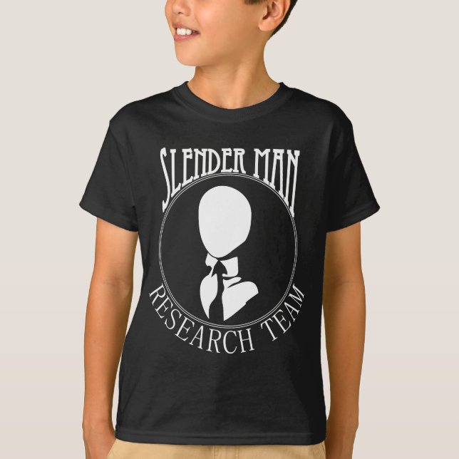 Camiseta Equipo de investigación delgado del hombre (Anverso)