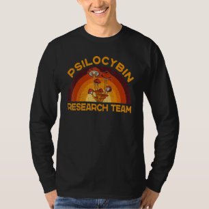 Camiseta Equipo de Investigación Retro Mushroom Vintage Psi