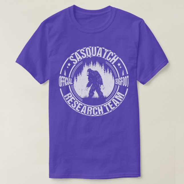 Camiseta Equipo de investigación Sasquatch (Diseño del anverso)