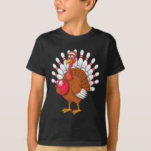 Camiseta Equipo de juego de boliche de Thankding Turkey Pin