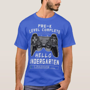 Camiseta Equipo de juegos de video Nivel PreK Completo Hola