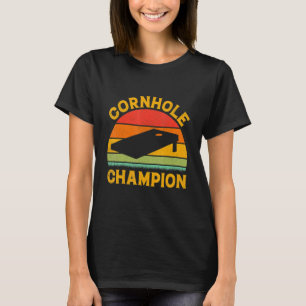 Camiseta Equipo de jugador de Cornhole campeón de fútbol ma