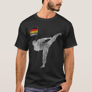 Camiseta Equipo de karate artes marciales Mma patada Aleman