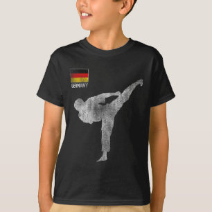 Camiseta Equipo de karate artes marciales Mma patada Aleman