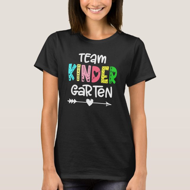 Camiseta Equipo de kindergarten Amar a un profesor de guard (Anverso)