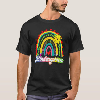 Camiseta Equipo de kindergarten color arcoiris feliz de vue