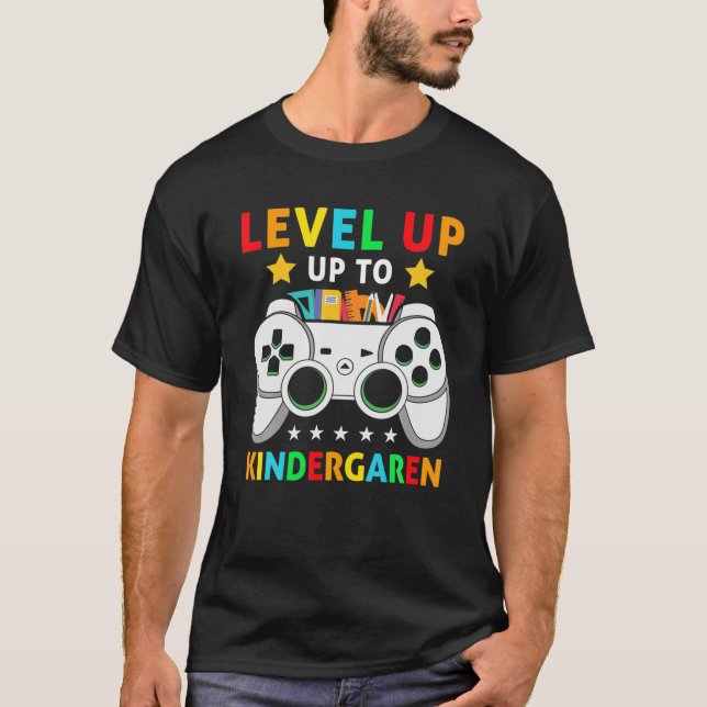 Camiseta Equipo de Kindergarten de nivel de videojuego Kind (Anverso)