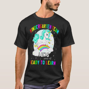 Camiseta Equipo De Kindergarten Listo Para Aprender A Cuida