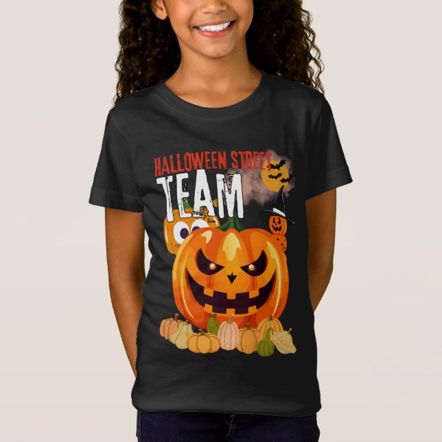 Camiseta Equipo de la calle Halloween Boo Funny y una camis (Anverso)