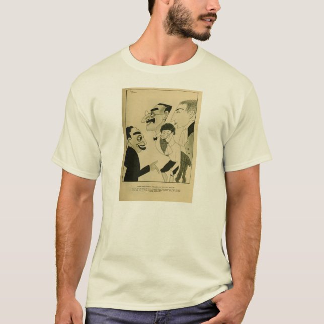 Camiseta Equipo de la comedia de la caricatura de los (Anverso)