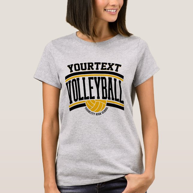 Camiseta Equipo de la Escuela de Jugadores de Voleibol de N (Anverso)