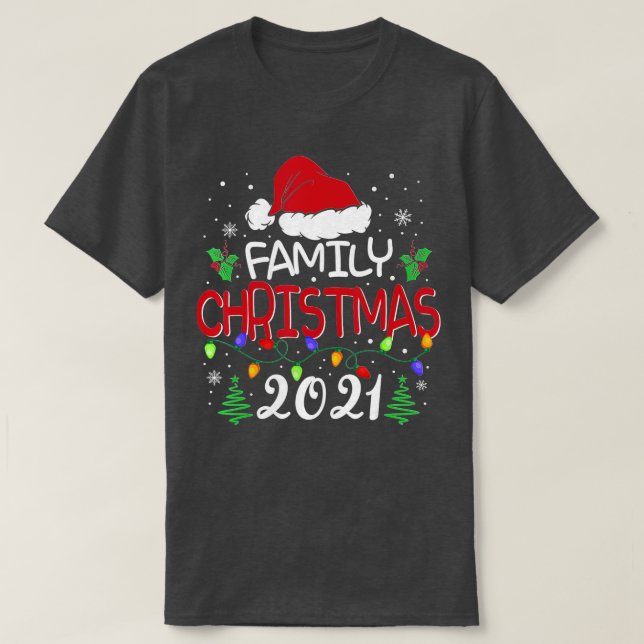 Camiseta Equipo de la familia de navidades 2022 Santa Squad (Diseño del anverso)