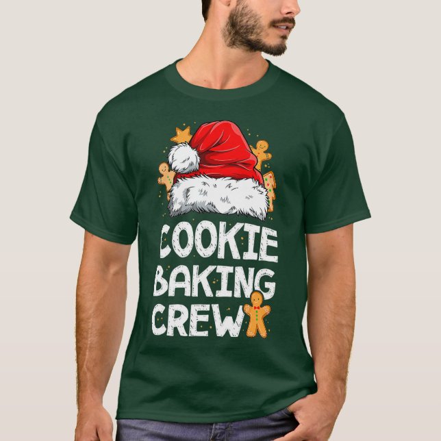 Camiseta Equipo de la familia Santa Family de Cookie Baking (Anverso)