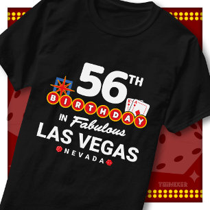 Camiseta Equipo de la fiesta de cumpleaños número 56 Las Ve