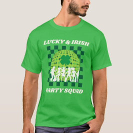 Camiseta Equipo de la fiesta de la suerte e irlandés