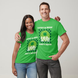Camiseta Equipo de la fiesta de la suerte e irlandés