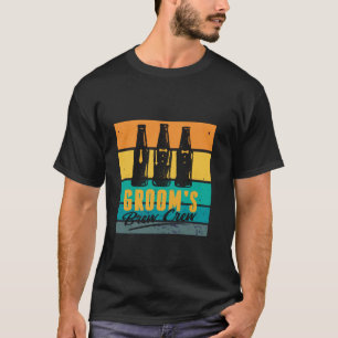 Camiseta Equipo de la fiesta del novio Botellas de cerveza 