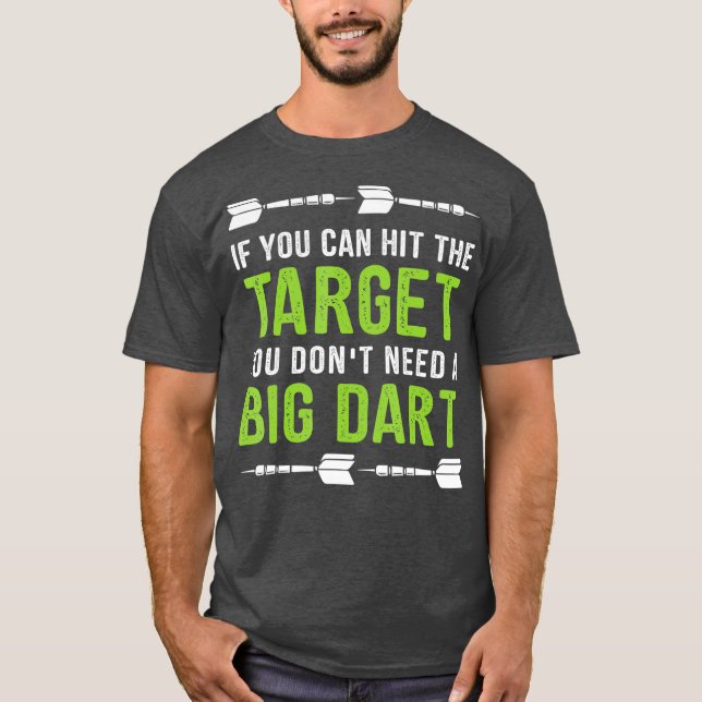 Camiseta Equipo de la Liga de Arte Dart de los hombres grac (Anverso)
