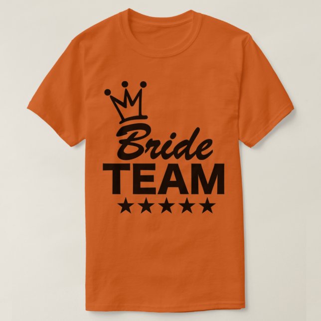 Camiseta Equipo de la Novia 5 (Diseño del anverso)