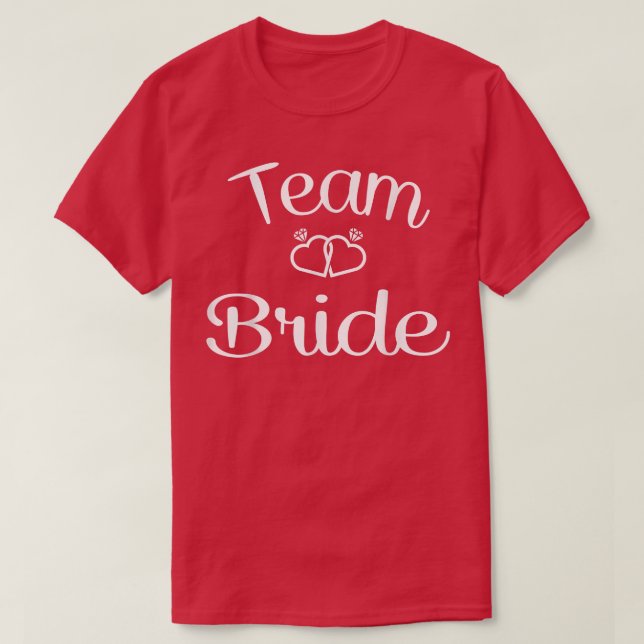 Camiseta Equipo de la Novia Boda y Fiesta de Despedida de S (Diseño del anverso)