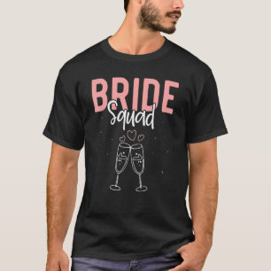 Camiseta Equipo de la novia de la fiesta de soltera boda mu