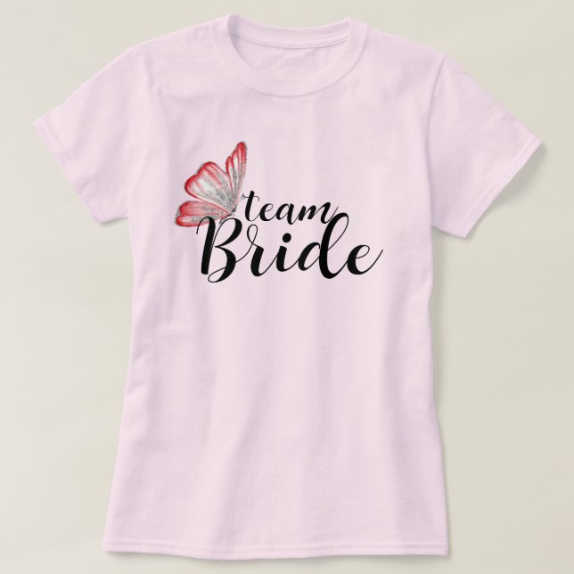 Camiseta Equipo de la Novia Despedida de Soltera (Diseño del anverso)