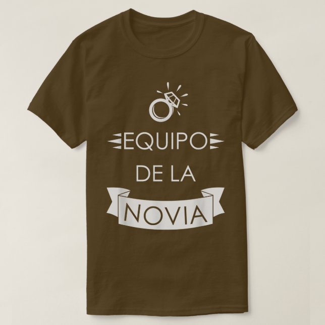 Camiseta Equipo de la Novia, Despedida de Soltera  (Diseño del anverso)