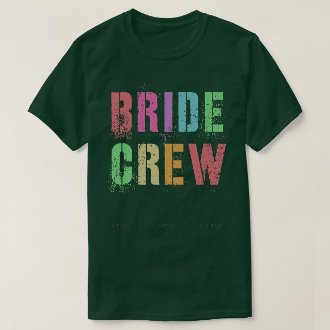 Camiseta Equipo de la NOVIA I Do BRIDE CREW Despedida de so (Diseño del anverso)