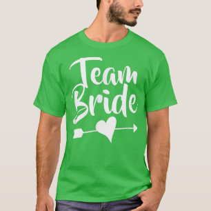 Camiseta Equipo de la Novia para la Fiesta de Boda 