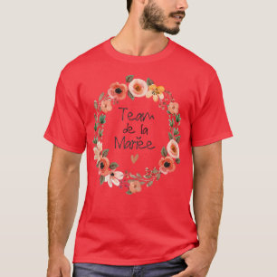 Camiseta Equipo de la Novia Personalizado Corona de Novia p