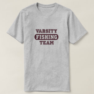 Camiseta Equipo de la pesca del equipo universitario