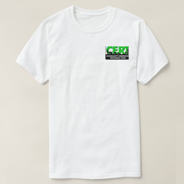 Camiseta Equipo de la respuesta de emergencia de la (Diseño del anverso)