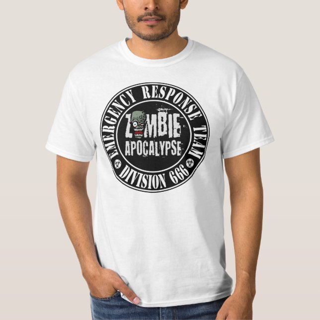 Camiseta Equipo de la respuesta de emergencia: Zombi (Anverso)