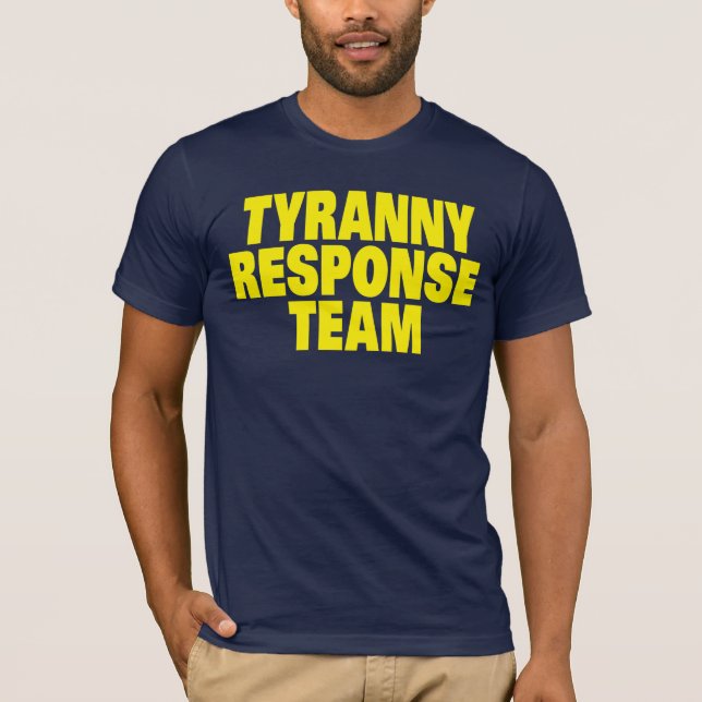 Camiseta Equipo de la respuesta de la tiranía (Anverso)
