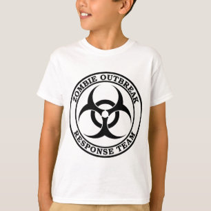 Camiseta Equipo de la respuesta del brote del zombi