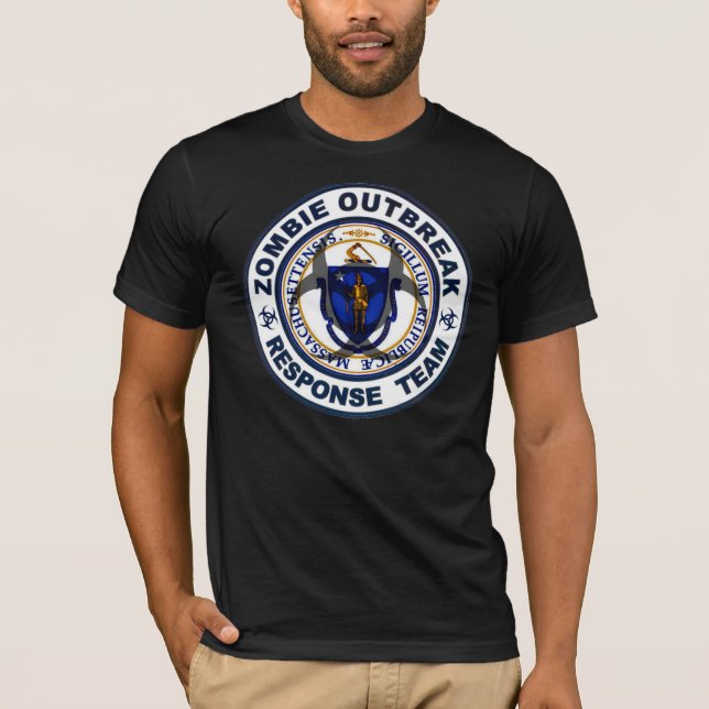 Camiseta Equipo de la respuesta del brote del zombi de (Anverso)