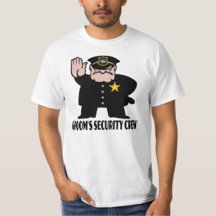 Camiseta equipo de la seguridad del novio, casando al