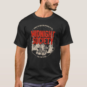 Camiseta Equipo de la Sociedad Medianoche Camping Camper Ca