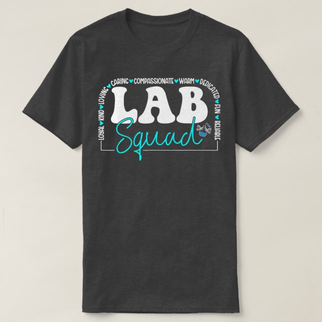 Camiseta equipo de laboratorio Equipo de laboratorio Médico (Diseño del anverso)