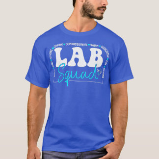 Camiseta equipo de laboratorio Equipo de laboratorio Médico