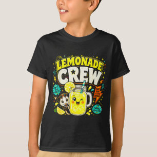 Camiseta Equipo de limonada divertido niños lindos puesto d
