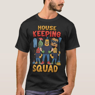 Camiseta Equipo de limpieza de limpieza del hogar Personal