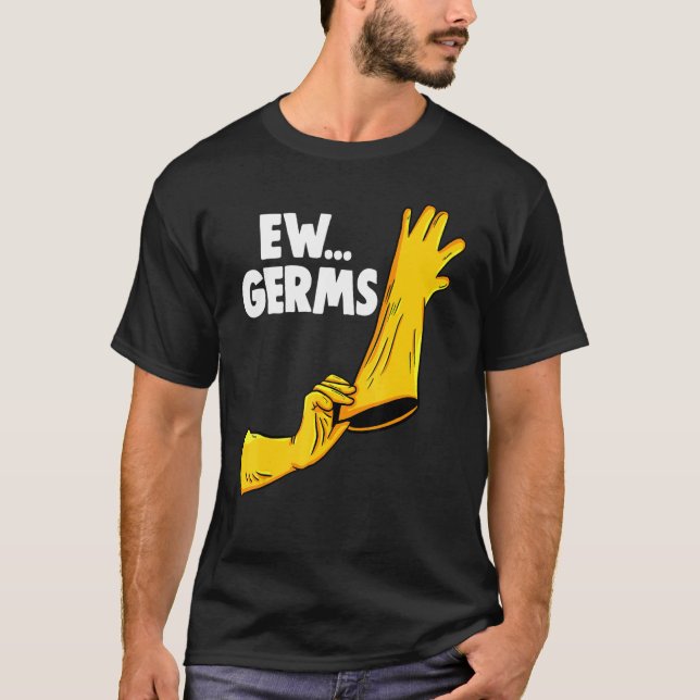 Camiseta Equipo de Limpieza de Mujeres de EW Germs (Anverso)