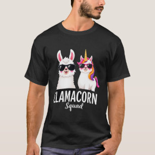 Camiseta Equipo de Llamacorn divertido unicornio Equipo de