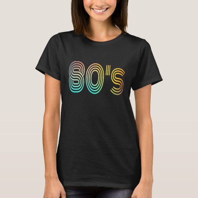 Camiseta Equipo de los 80 para disfraz de carnaval Fiesta d (Anverso)