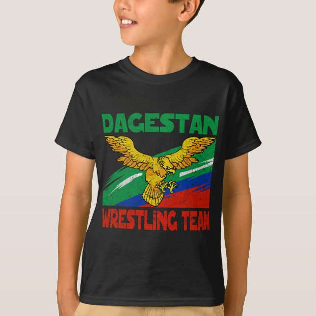 Camiseta Equipo de Lucha de Daguestán. La lucha del Cáucaso (Anverso)