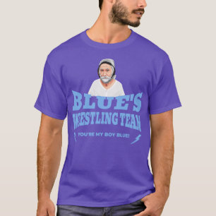Camiseta Equipo de lucha libre de blues Tu hijo azul 1