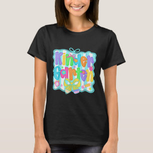 Camiseta Equipo de maestra de jardín de infantes elegante c