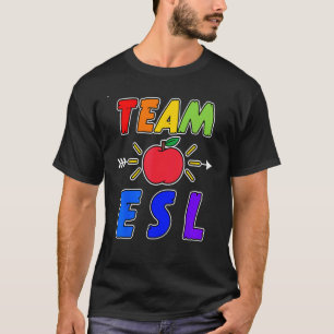 Camiseta Equipo de maestros de inglés como segundo idioma