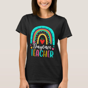 Camiseta Equipo de maestros de Rainbow Daycare Crew 1er día